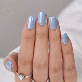 Cloud Glazed Short Press Ons